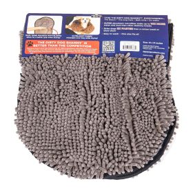 DGS Pet Products Dirty Dog Cleaning Crew Brown 13" x 31" x 1" (Color: Grey)